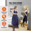Arched Full Length Mirror, 71'' x 30'', Large Free Standing Leaning Hanging Wall Mounted Floor Mirror with Stand Aluminum Alloy Frame, Full Body Dres