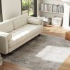 Machine Washable Area Rug 4x6, Non-Slip Traditional Floor Carpet for Living Room, Bedroom, Light Mixed-Brown