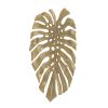 18.9x13.4x1.4" Gold Monstera Leaf Wall DÃƒÂ©cor