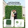 Artificial Plant Wall, 12PCS 20 x 20 in Artificial Boxwood Panels, Sun Protection Greenery Backdrop Privacy Hedge Fence, Fake Grass Screen for Weddin