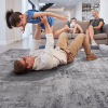 MARFI Collection 90*63 inch Light Grey / Abstract Area Rug