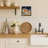 Cheetah Framed Metal Print Bathroom, Kitchen, Office, Home Decor Wall Art Ready to Hang, Square, 8X8