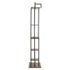 Plant Stand Indoor with Grow Lights, 63 in Tall 6-Tiered Lighted Plant Shelf, 2 Pack Metal Corner Plants Holder, 3 Timer & 10 Brightness, Half-Moon S