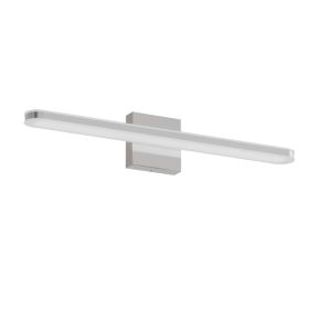Modern Bathroom Light Fixtures Dimmable LED Vanity Lights Chrome Lamps For Bathover Mirror 24 Inch Vanity Sconces Indoor 12W Bar Lighting For Bat (Option: Default)