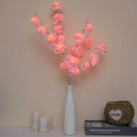 White Twig Branches 32IN 100 LED with Timer Battery Operated; Artificial Tree Branch with Warm White Lights for Holiday Xmas Party Decoration Indoor (Color: as pic D)